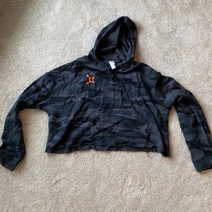 OrangeTheory Cropped Camo Hoodie